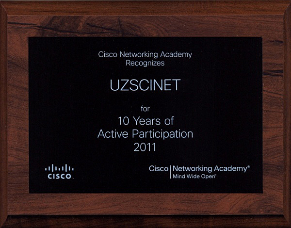 Cisco �������� UZSCINET: 10 ��� �������� ������������
