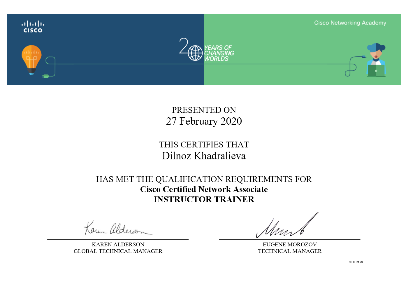 CCNA Instructor Trainer