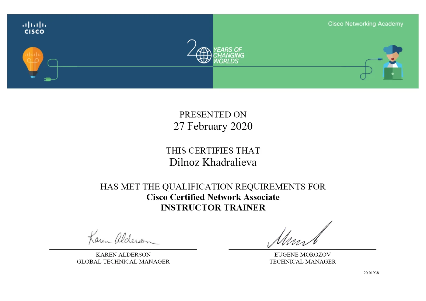CCNA Instructor Trainer